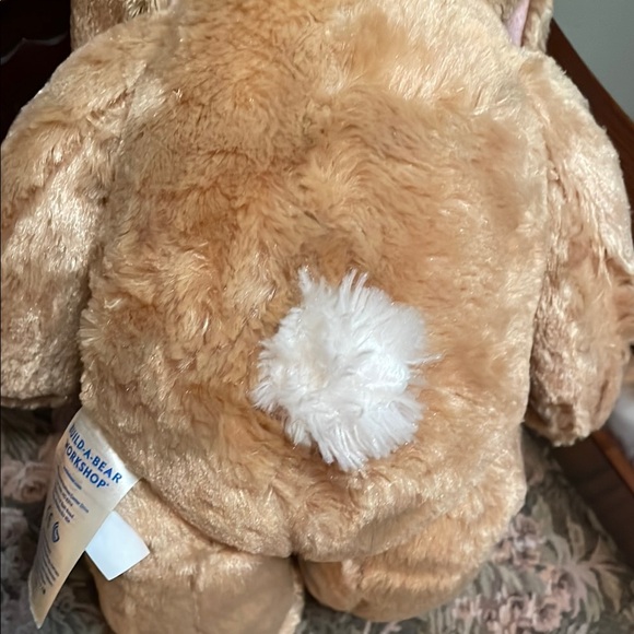 Build-A-Bear Plush Bunny Toy - Tan and Pink - Picture 6 of 8